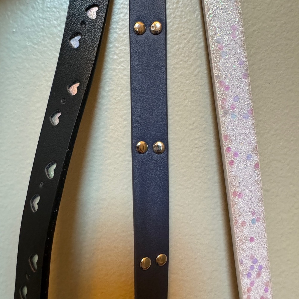 3 Kid Girls Belts